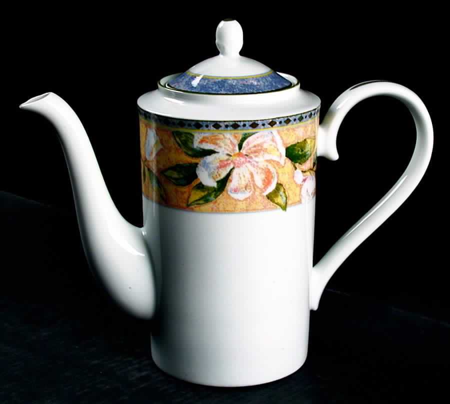 Suncoast Tea/Coffee Pot & Lid by Noritake-1