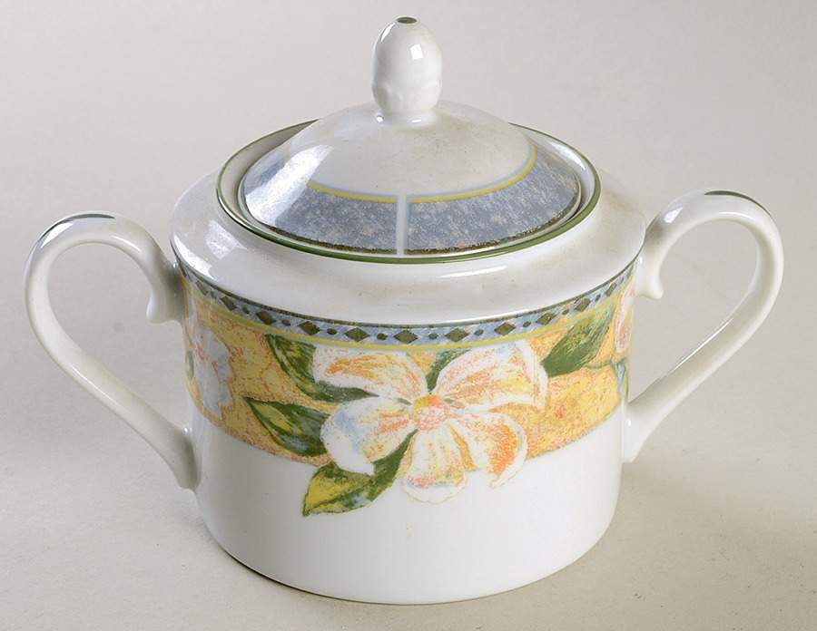 Suncoast Sugar Bowl & Lid by Noritake-1