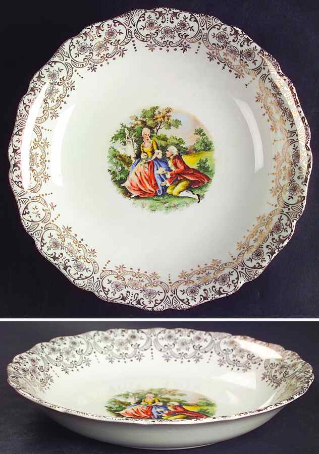 Royal Colonial Coupe Soup Bowl by Nasco China (USA)-1