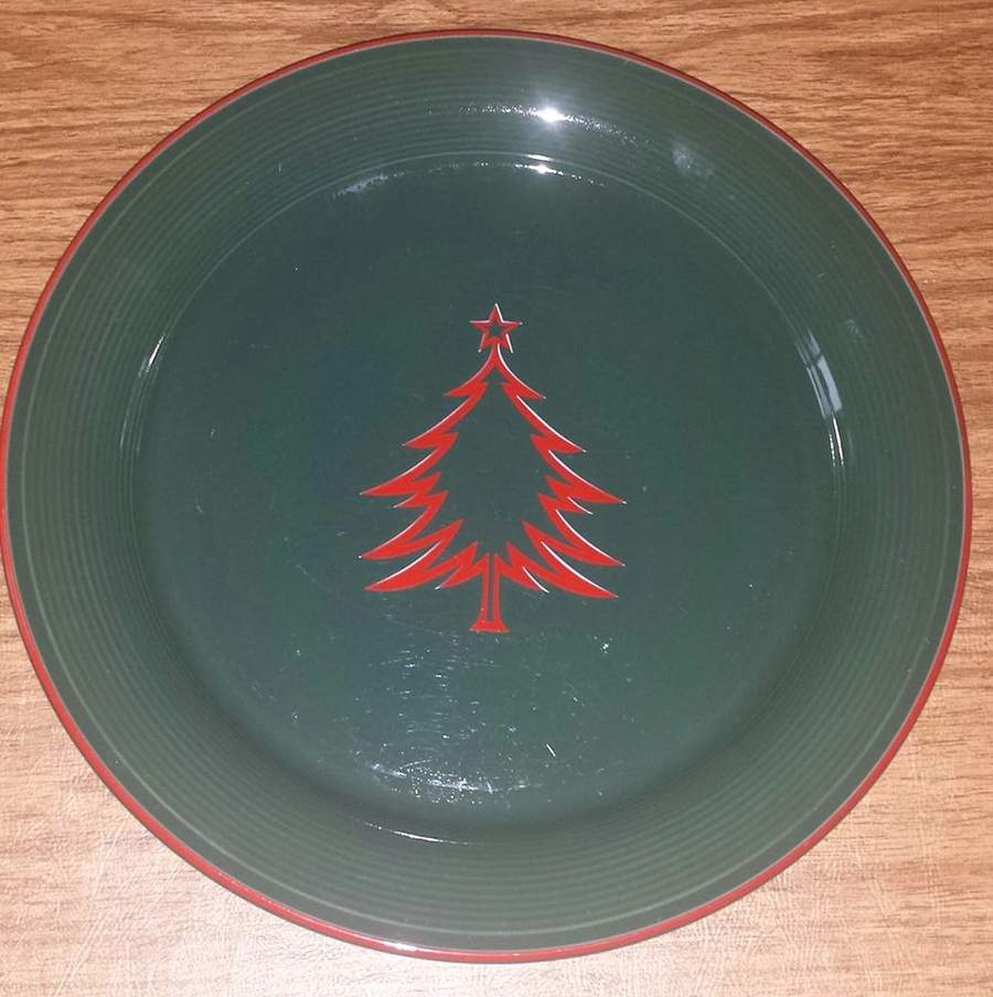 Happy Holidays Dinner Plate by Nancy Calhoun-1