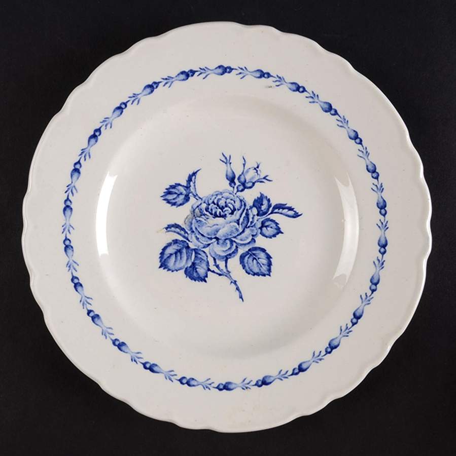 Blue Rose Bread & Butter Plate by Newport-1