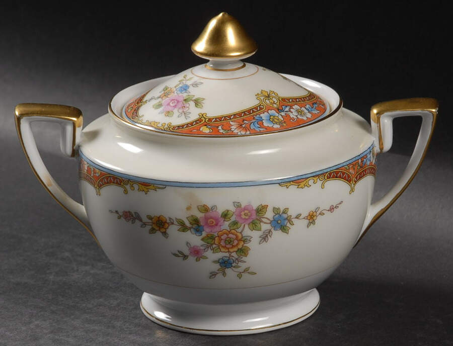 N1047 Sugar Bowl & Lid by Noritake-1