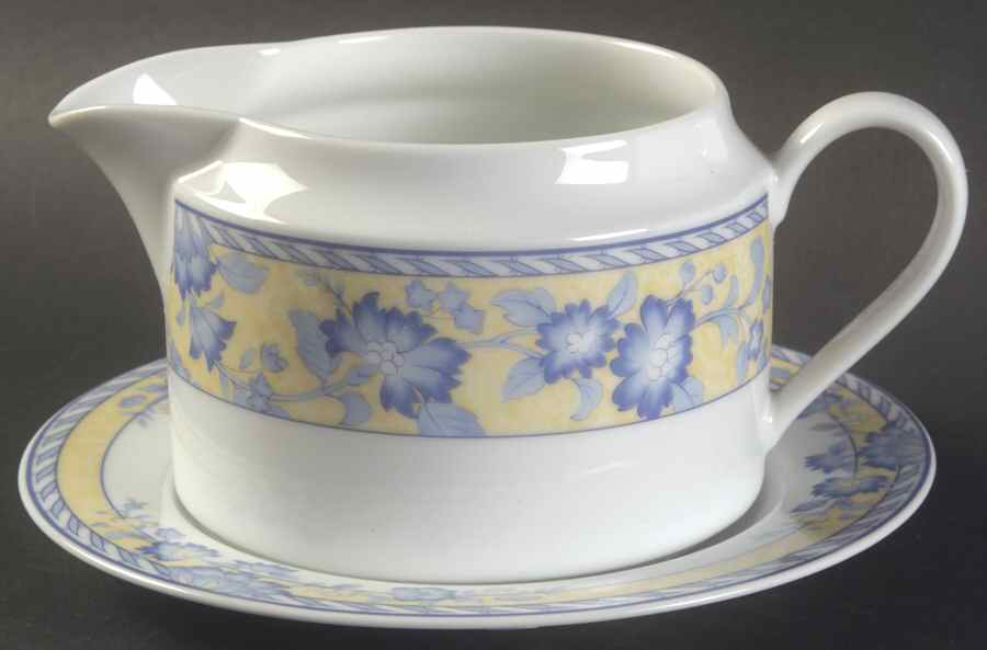 Sunnyside Gravy Boat & Underplate by Nikko-1