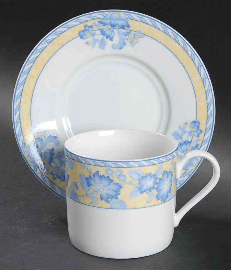 Sunnyside Flat Cup & Saucer Set by Nikko-1