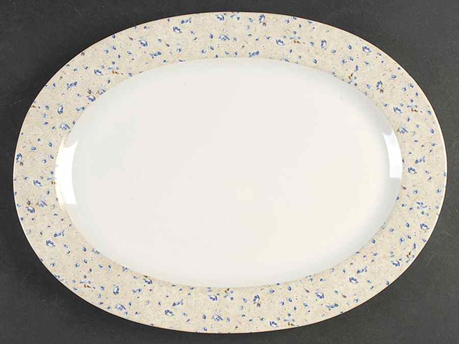 Calico 14" Oval Serving Platter by Nautica-1