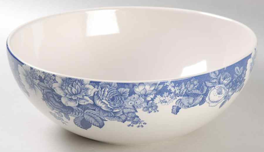 Indigo Rose 8" Round Vegetable Bowl by Nautica-1