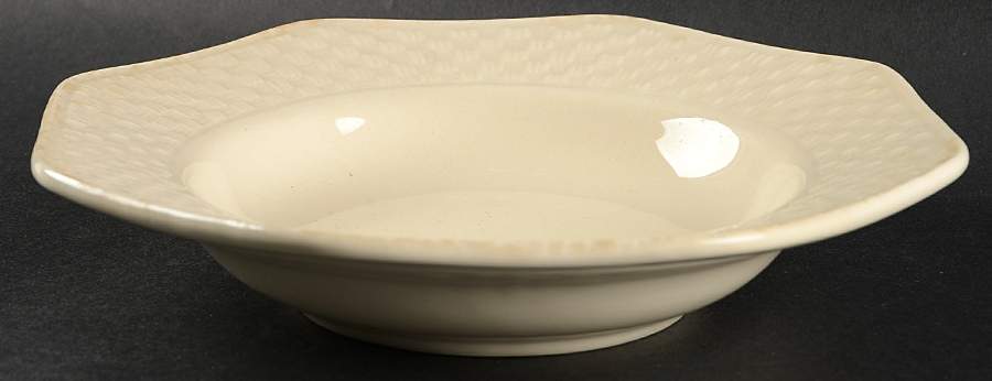 Rattan Large Rim Soup Bowl by Nautica-1