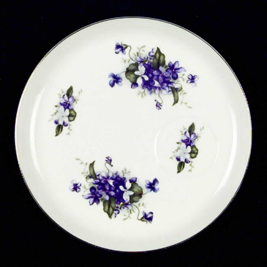 Sweet Violets Snack Plate by Norcrest-1