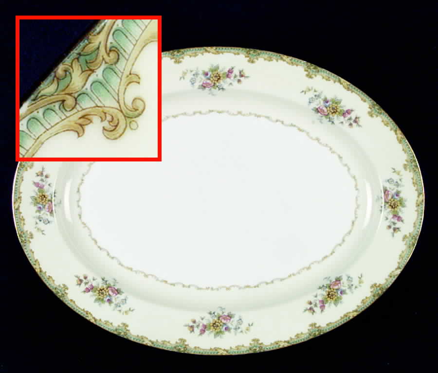 N1063 16" Oval Serving Platter by Noritake-1
