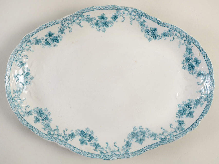 Vienna 14" Oval Serving Platter by New Wharf-1