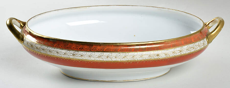 33900 Red Oval Vegetable No Lid by Noritake-1