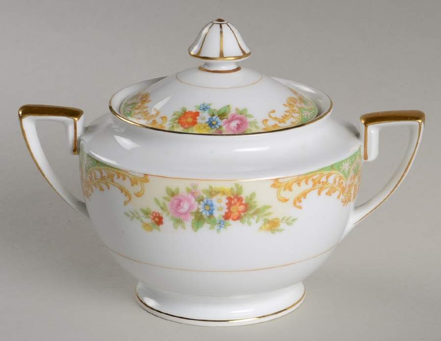 N1081 Sugar Bowl & Lid by Noritake-1
