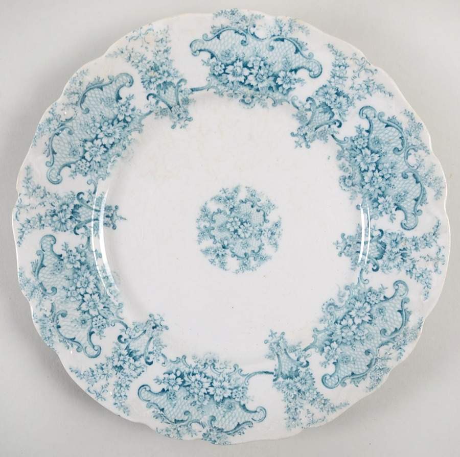 Monarch Blue Green Luncheon Plate by New Wharf-1