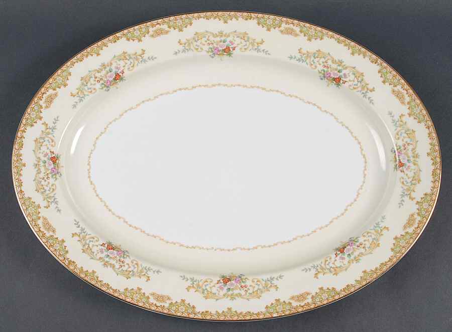 N1089 16" Oval Serving Platter by Noritake-1