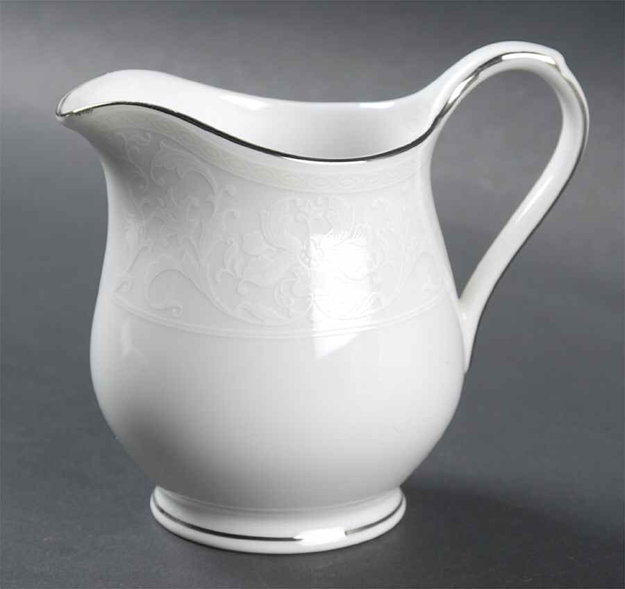 White Lace Platinum Creamer by Nikko-1