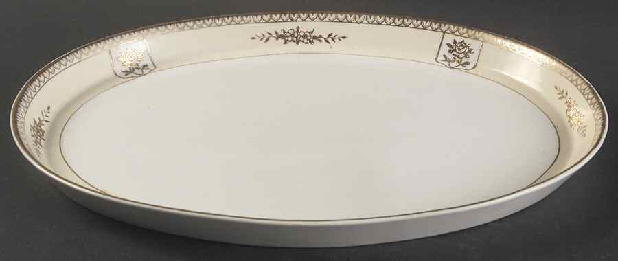 N1097 12" Oval Tray by Noritake-1