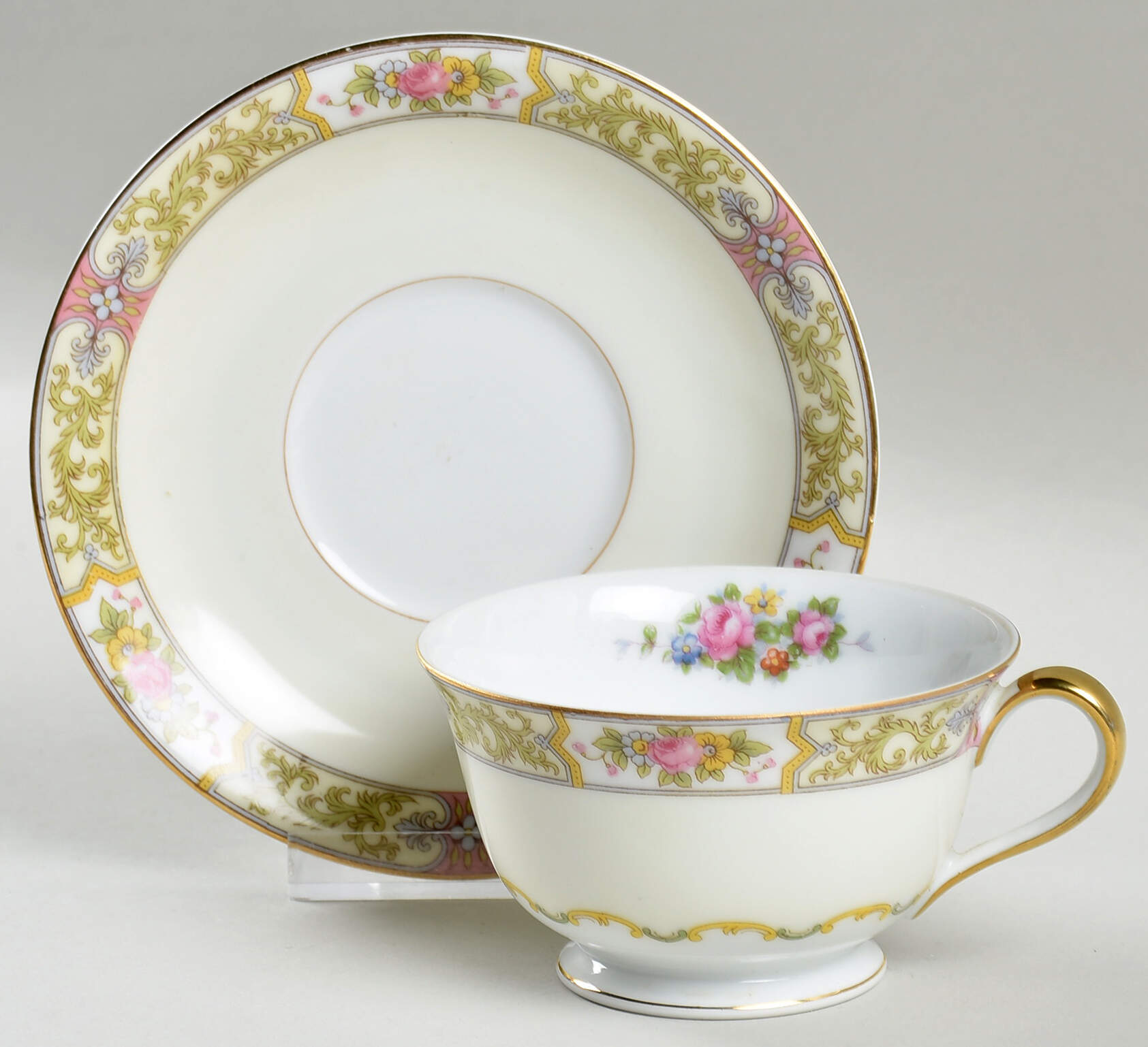 N1104 Footed Cup & Saucer Set by Noritake-1