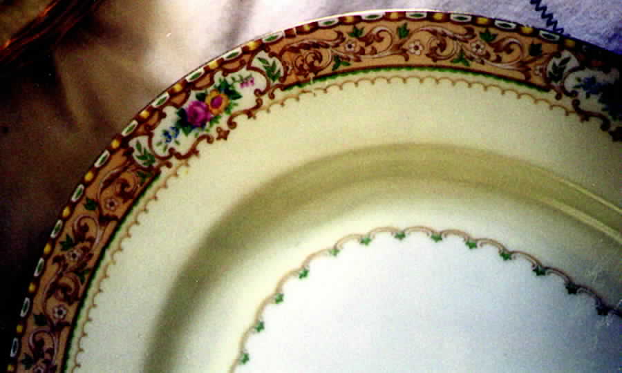 NAT23 Dinner Plate by National China-1