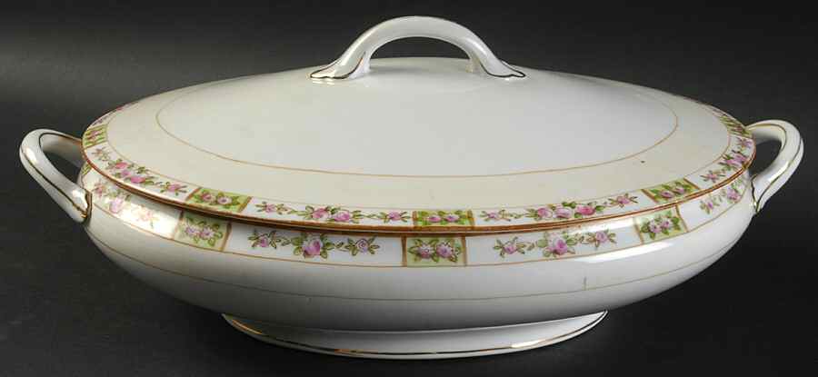 N1124 Oval Covered Vegetable by Noritake-1