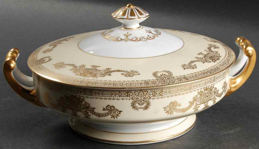 Goldana Round Covered Vegetable by Noritake-1