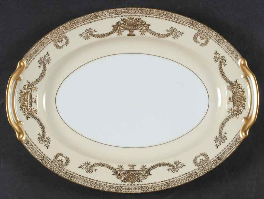 Goldana 11" Oval Serving Platter by Noritake-1