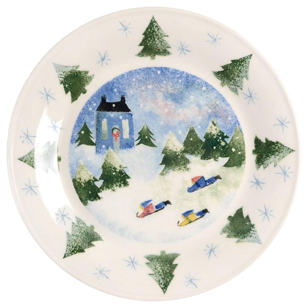 Winter Wonderland Salad/Dessert Plate by Nikko-1