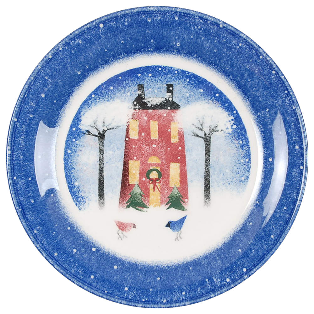 Winter Wonderland Salad/Dessert Plate by Nikko-1
