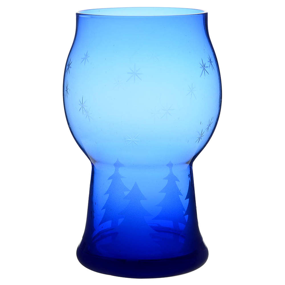 Winter Wonderland Glass Pillar Float Candleholder by Nikko-1