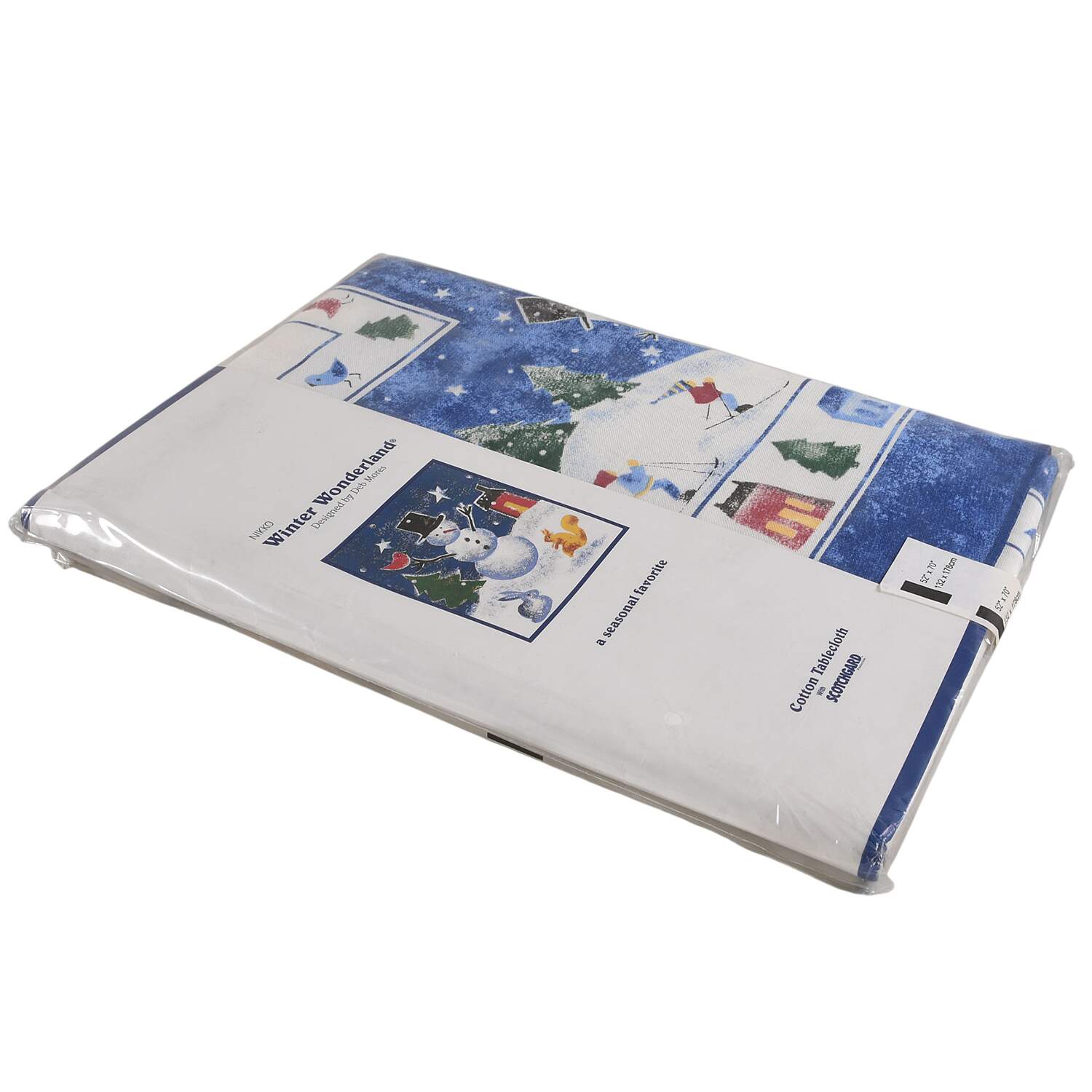 Winter Wonderland 52" x 70" Rectangular Tablecloth by Nikko-1