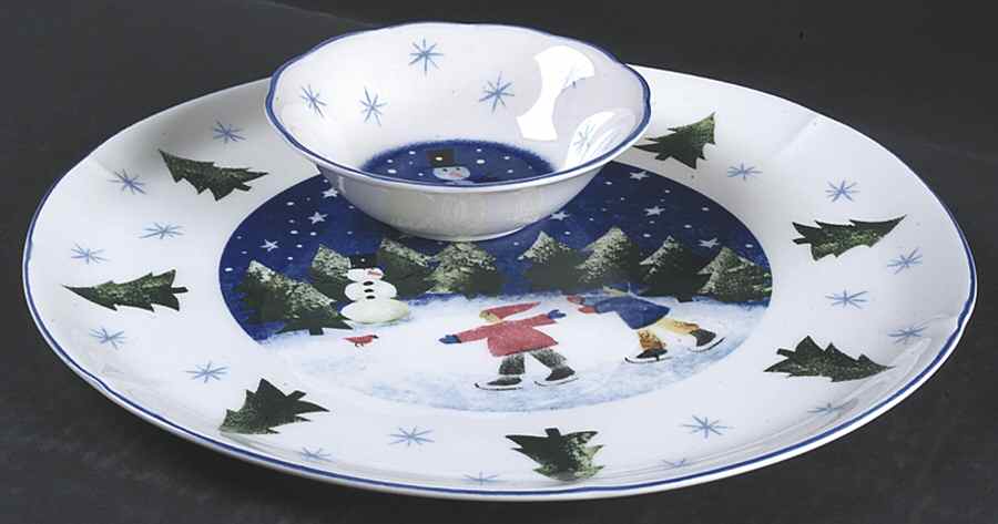 Winter Wonderland (2 Piece) Chip & Dip Set by Nikko-1
