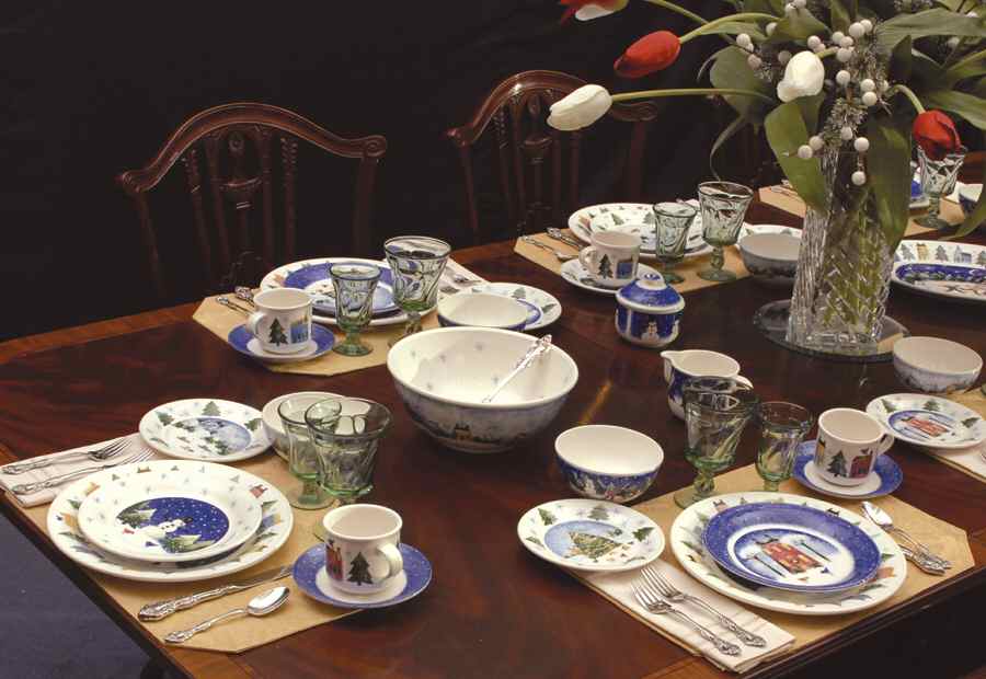Winter Wonderland 54 Piece Estate Set by Nikko-1