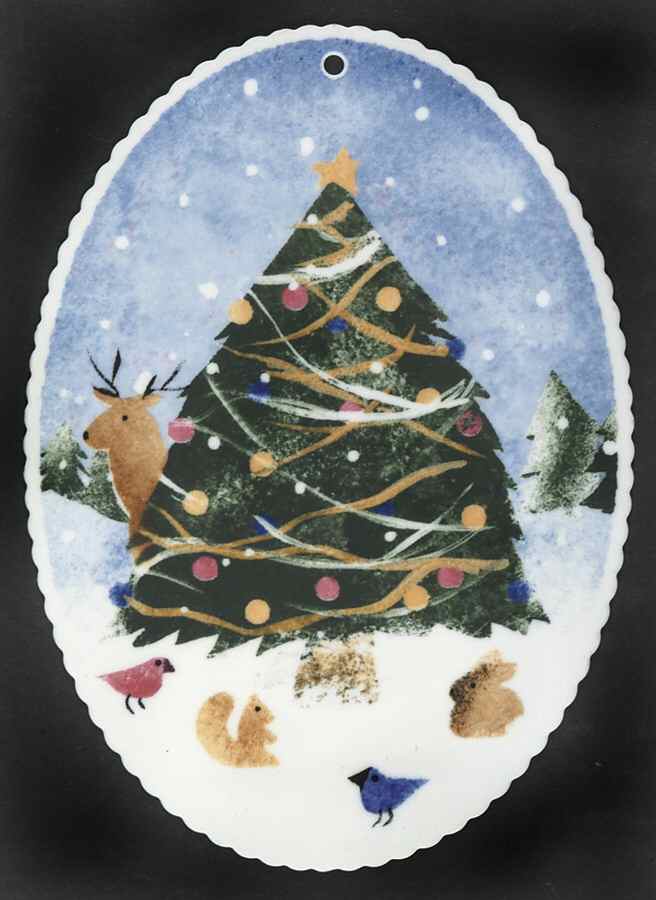 Winter Wonderland Card Ornament by Nikko-1