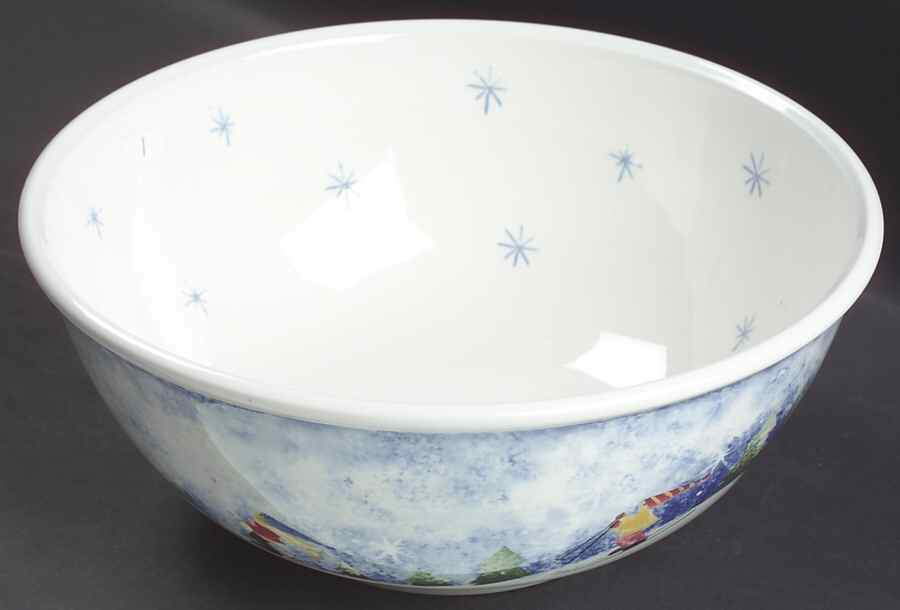 Winter Wonderland 9" Salad Serving Bowl by Nikko-1
