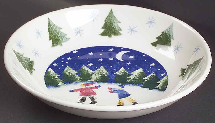 Winter Wonderland 8" Soup/Pasta Bowl by Nikko-1
