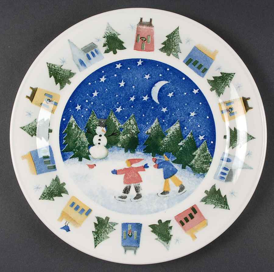 Winter Wonderland Dinner Plate by Nikko-1