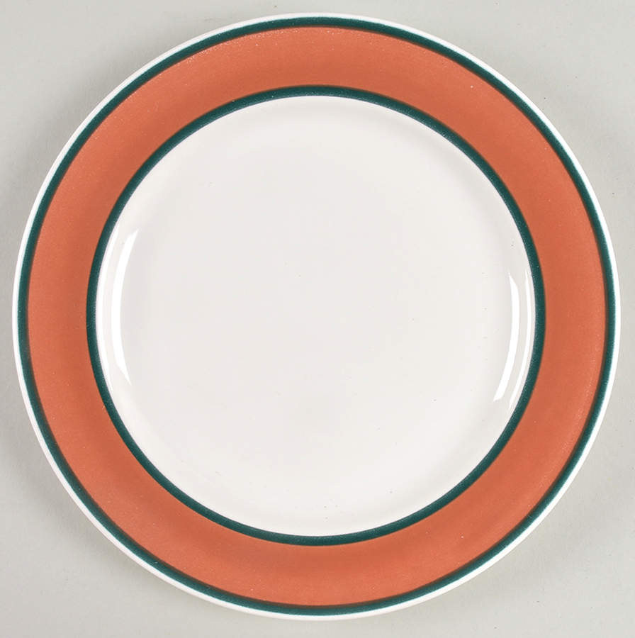 Fusions Terra Cotta Salad Plate by Nancy Calhoun-1