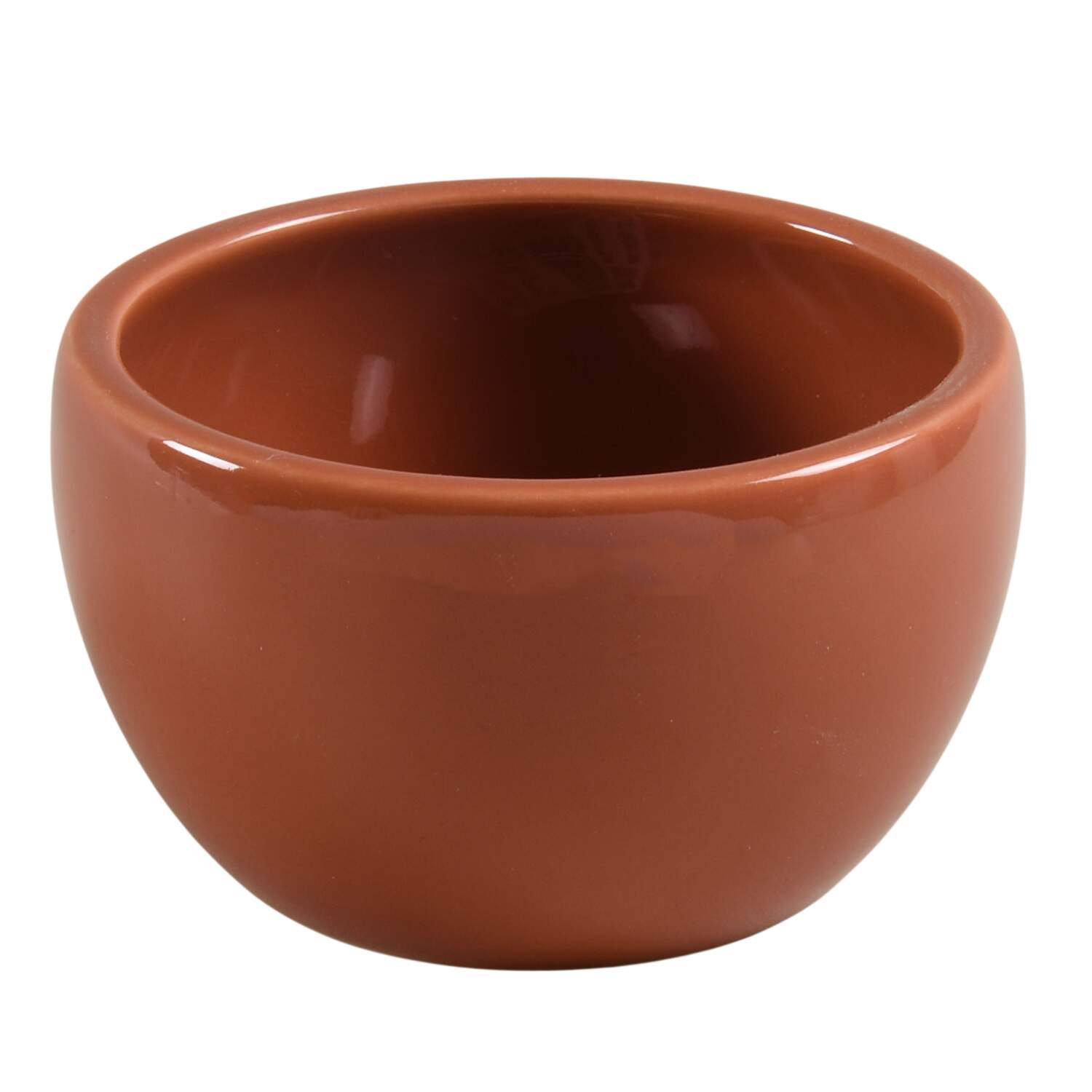 Fusions Terra Cotta Sugar Bowl No Lid by Nancy Calhoun-1