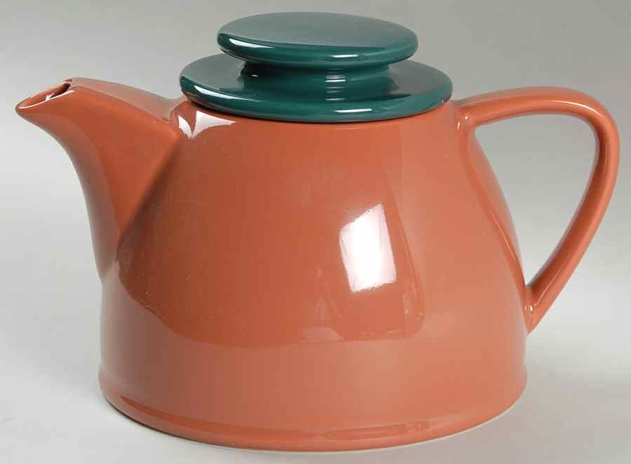 Fusions Terra Cotta Teapot & Lid by Nancy Calhoun-1