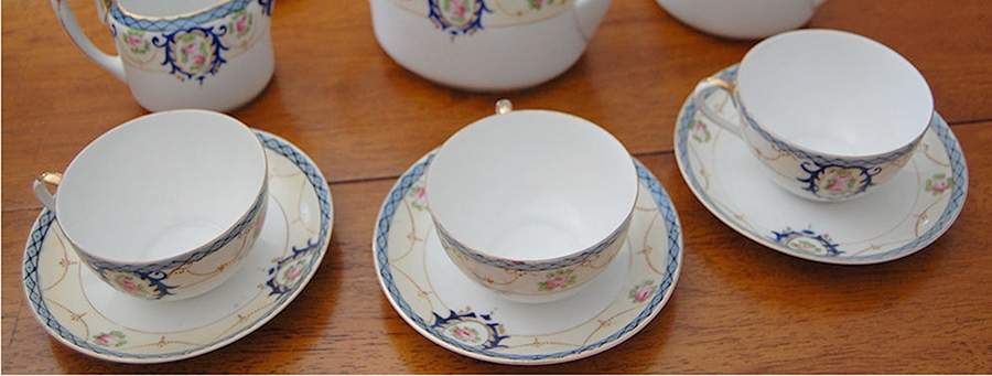 N1144 Flat Cup & Saucer Set by Noritake-1