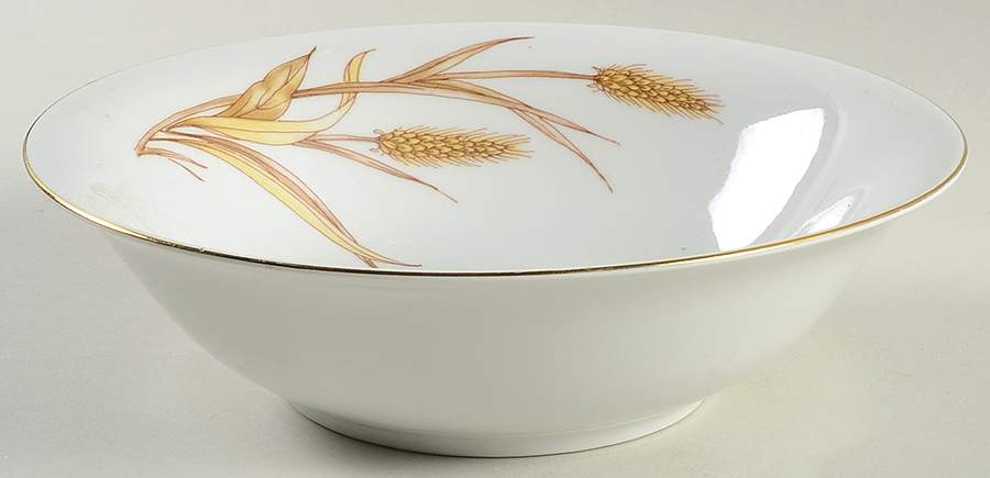 Winter Wheat 9" Round Vegetable Bowl by China (Made in China)-1