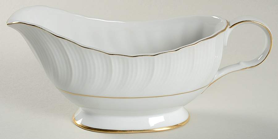 Gold Ripple Gravy Boat by Norleans-1