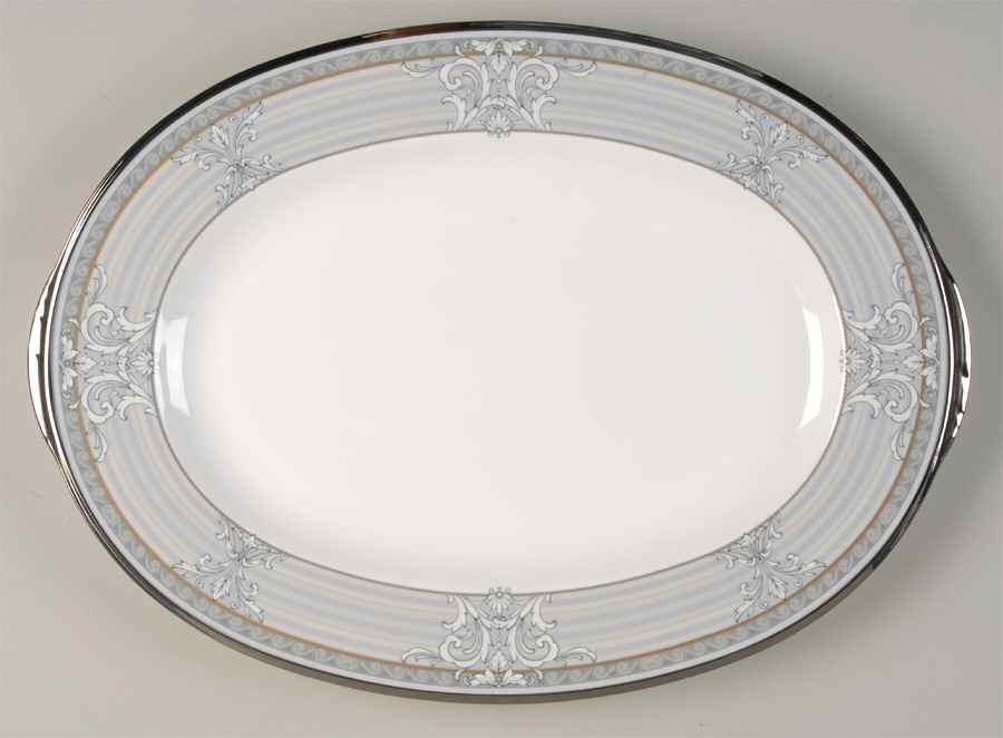 Madison Court 14" Oval Serving Platter by Noritake-1