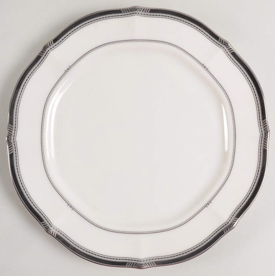 Gilded Platinum Salad Plate by Noritake-1