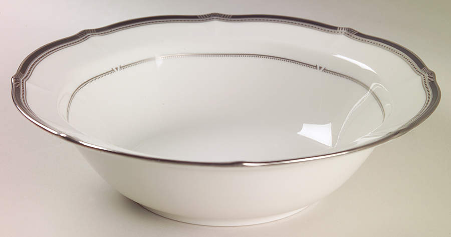 Gilded Platinum 9" Round Vegetable Bowl by Noritake-1