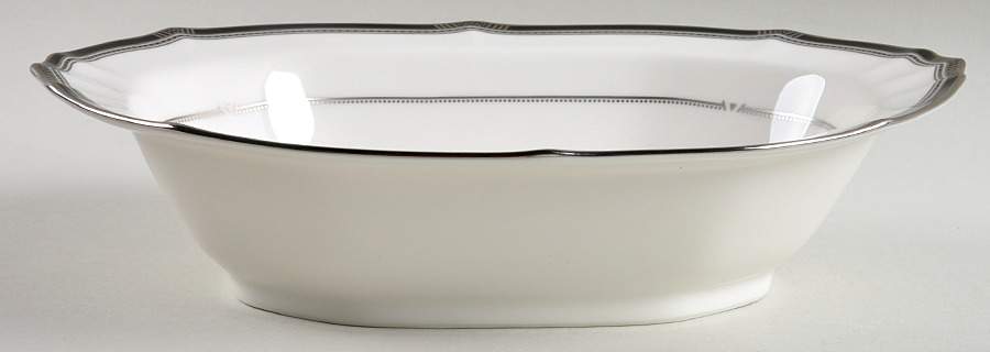 Gilded Platinum 10" Oval Vegetable Bowl by Noritake-1