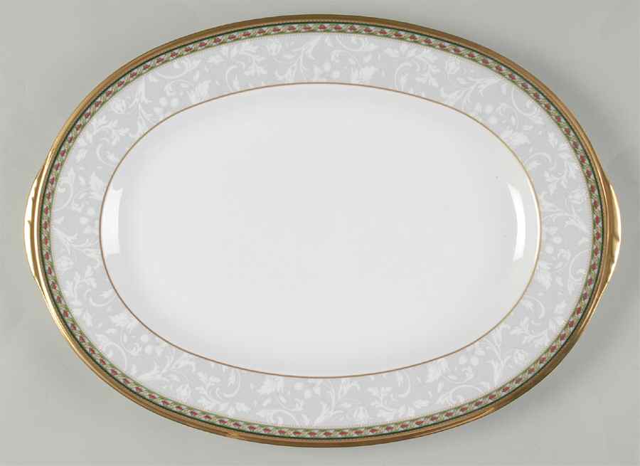 Langsdale 14" Oval Serving Platter by Noritake-1