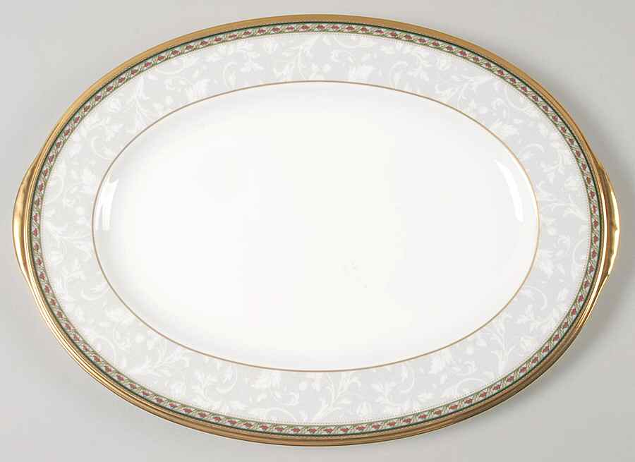 Langsdale 12" Oval Serving Platter by Noritake-1