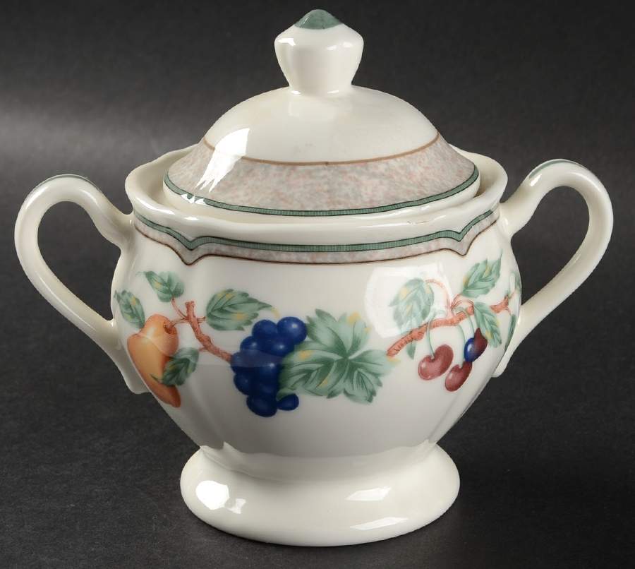 Orchard Estate Sugar Bowl & Lid by Noritake-1