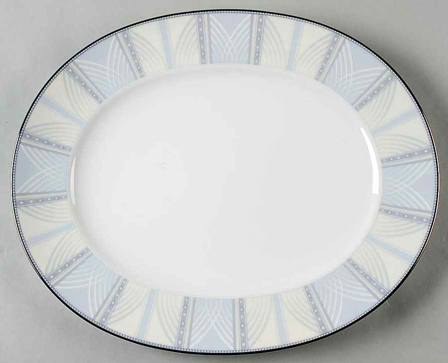 Zabrina 13" Oval Serving Platter by Noritake-1