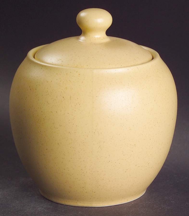 Colorwave Yellow Sugar Bowl & Lid by Noritake-1